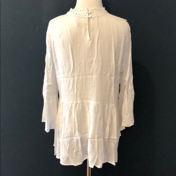 Lace Trim Babydoll Top [LAST TWO] - Picture 7 of 7